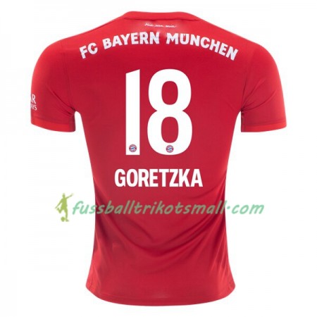 Fußballtrikots FC Bayern München Leon Goretzka 18 2019-2020 Kurzarm Heimtrikotsatz kaufen